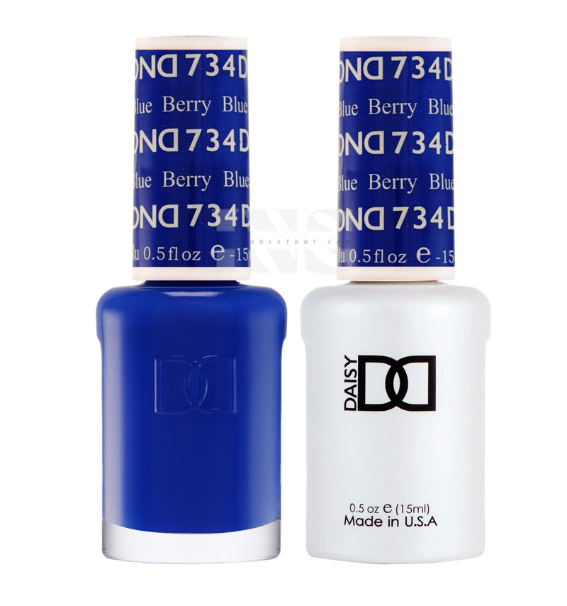 DND Duo Gel - 734 Berry Blue - Gel Polish