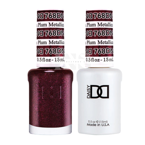 DND Duo Gel - 768 Metallica Plum