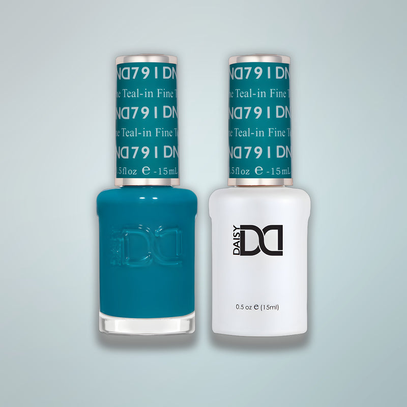 DND Duo Gel - 791 Teal In Fine
