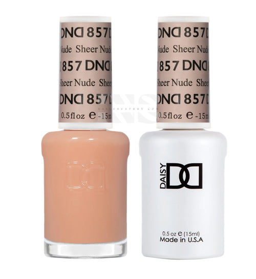 DND Duo Gel - 857 Sheer Nude - Gel Polish