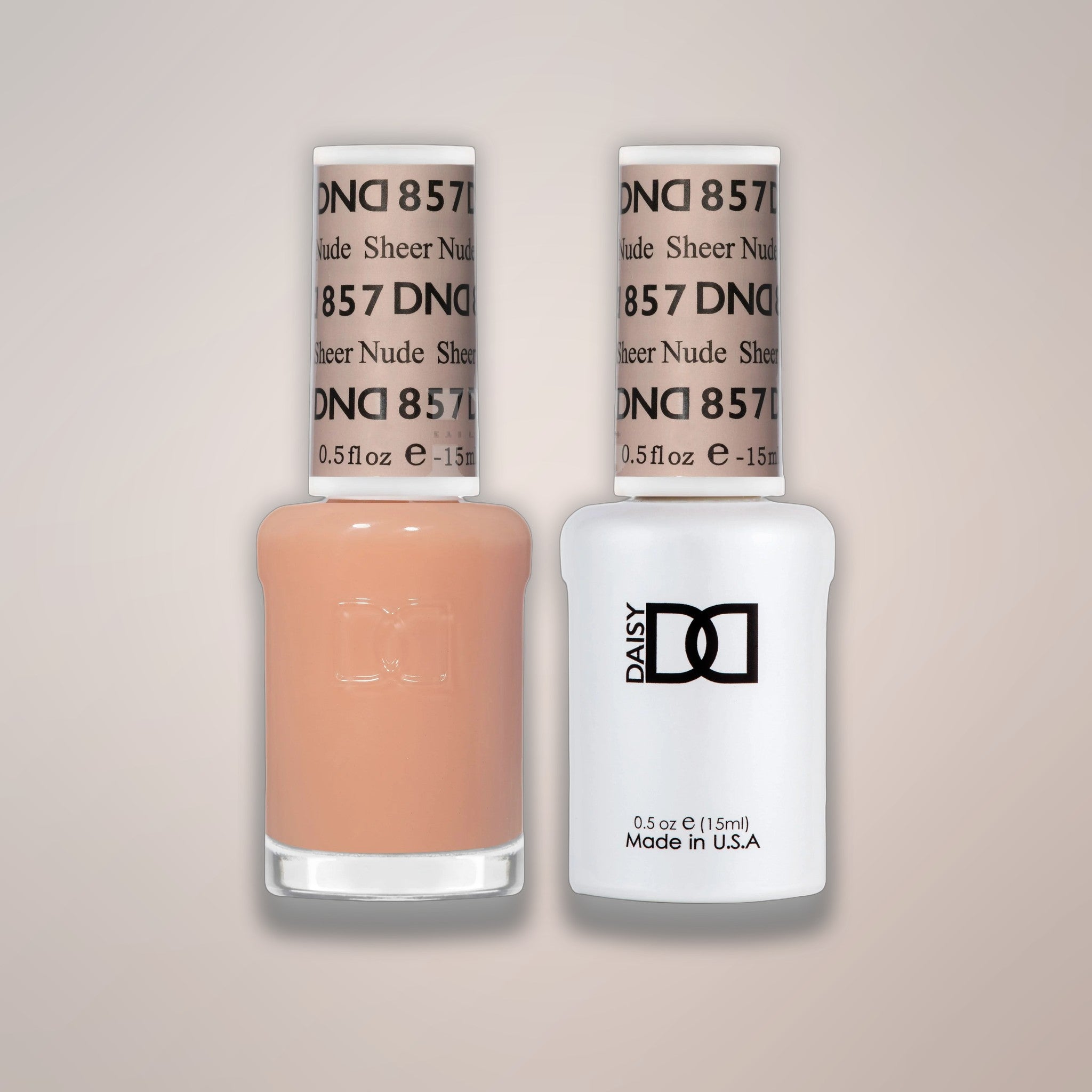 DND Duo Gel - 857 Sheer Nude