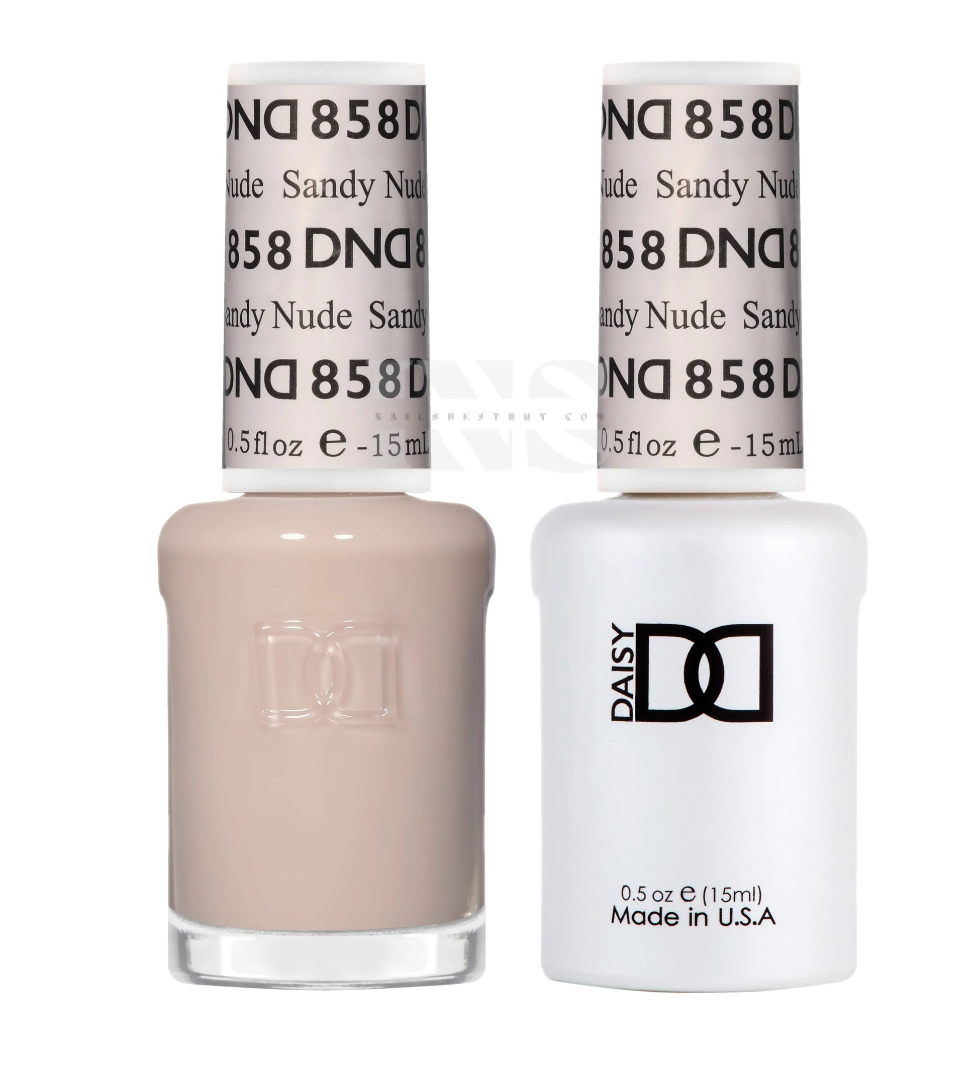 DND Duo Gel - 858 Sandy Nude - Gel Polish