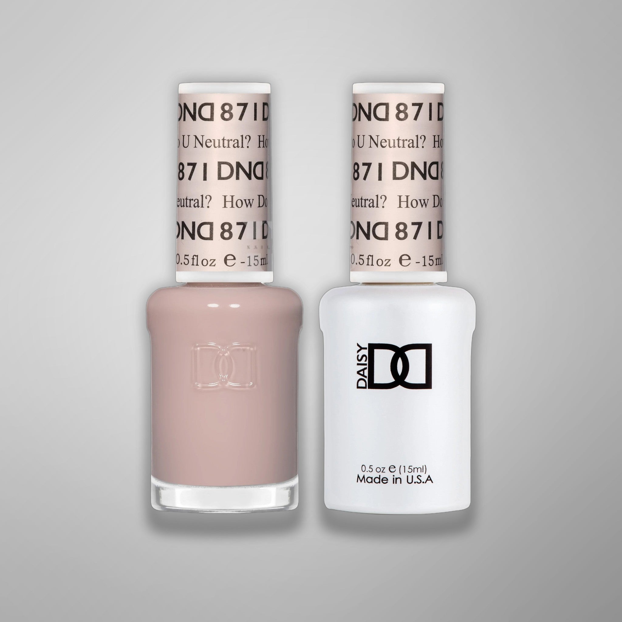 DND Duo Gel - 871 How Do U Neutral?