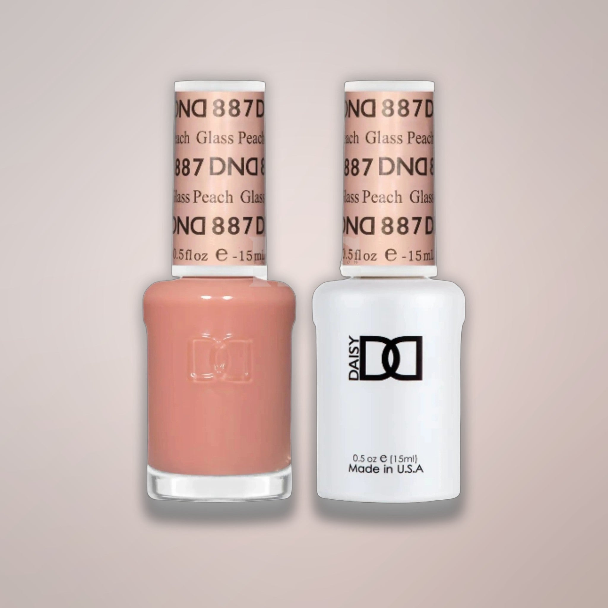 DND Duo Gel - 887 Glass Peach