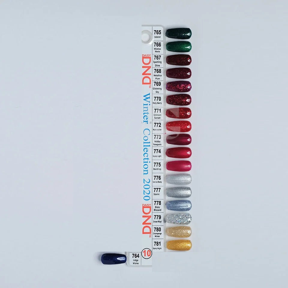 Dnd duo gel set 21 (764-781) - gel polish