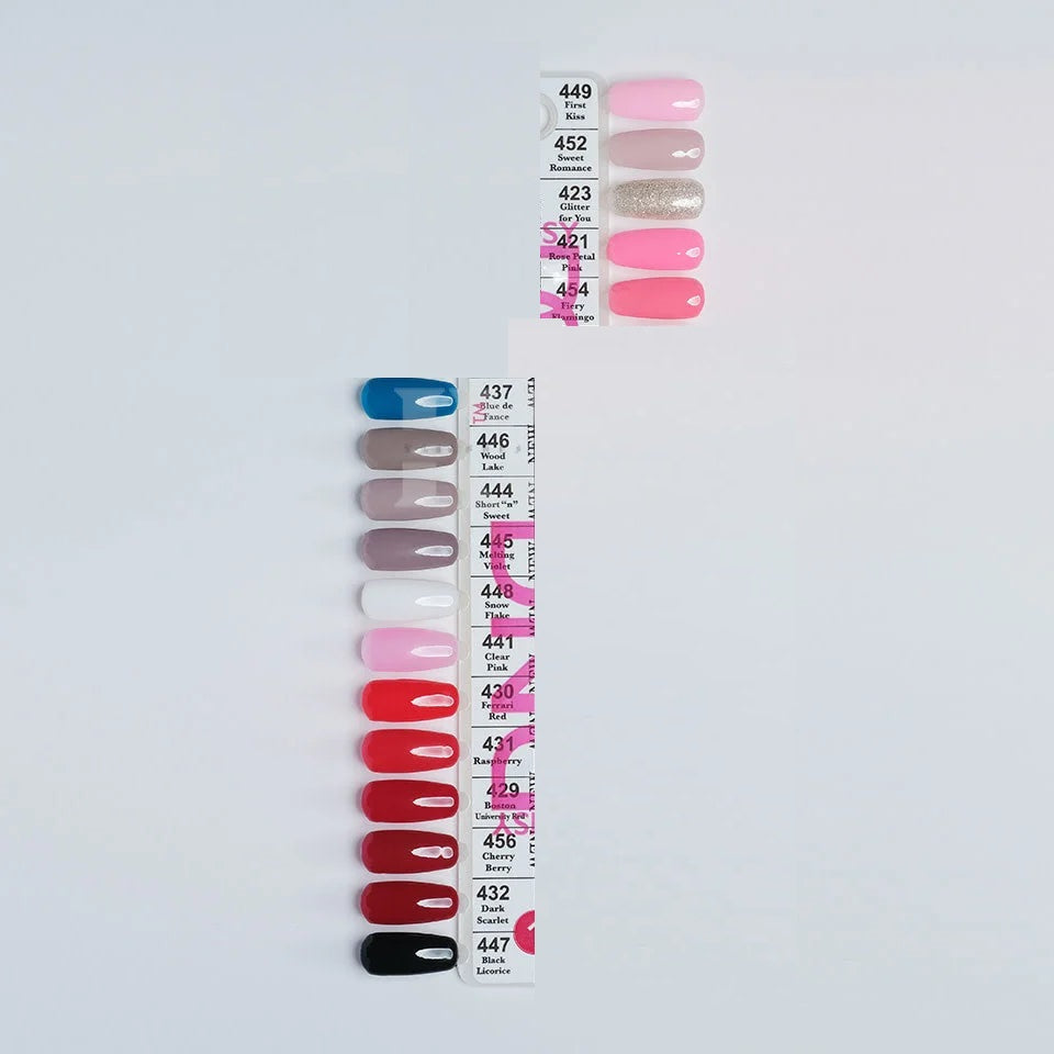 Dnd duo gel set 3 (437 - 454) - gel polish