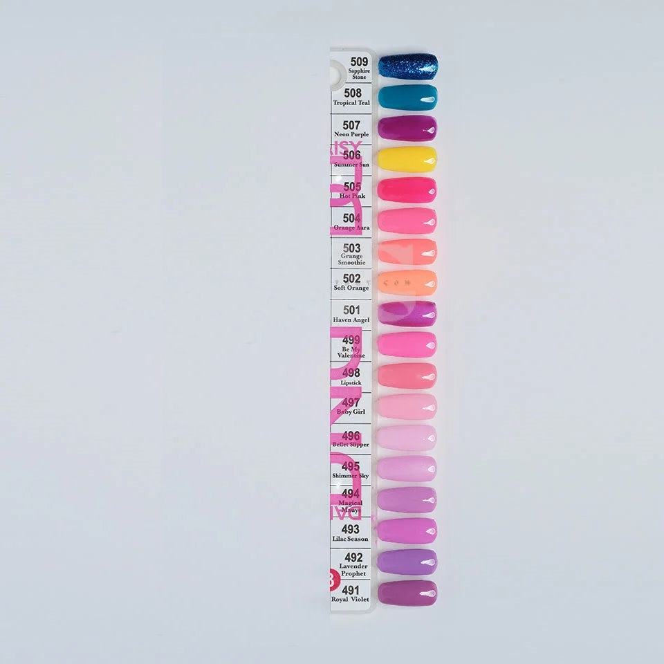 Dnd duo gel set 6 (491-509) - gel polish