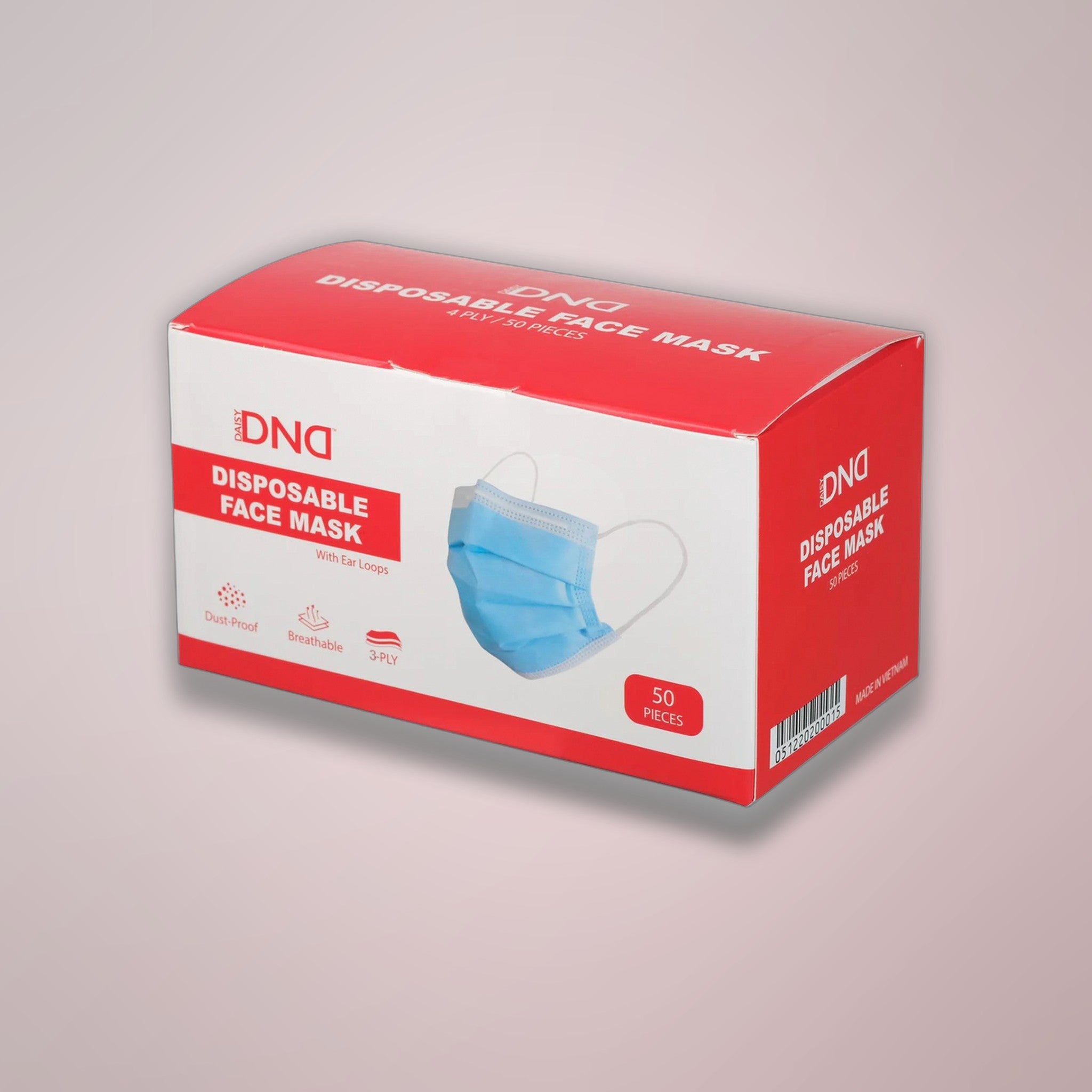 DND Face Mask 3 Layers - 50/Box