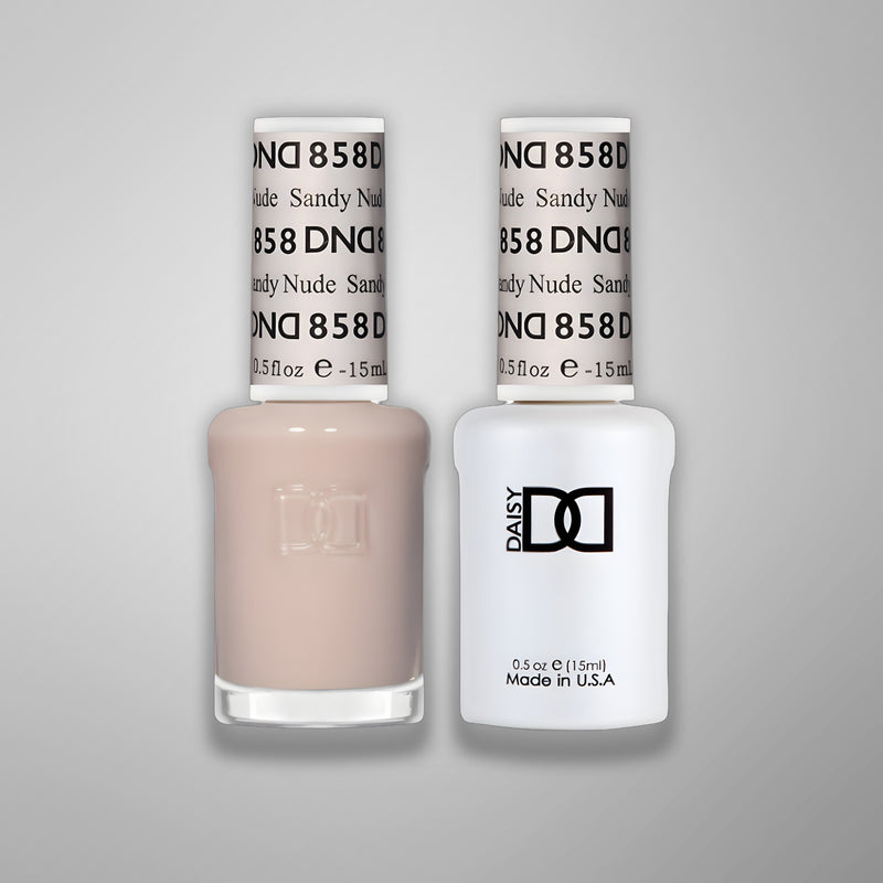 DND Gel - 858 Sandy Nude