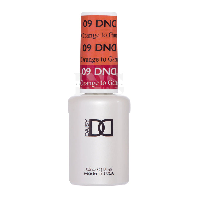 DND Gel - Mood - 09 Orange to Garnet - Gel Polish