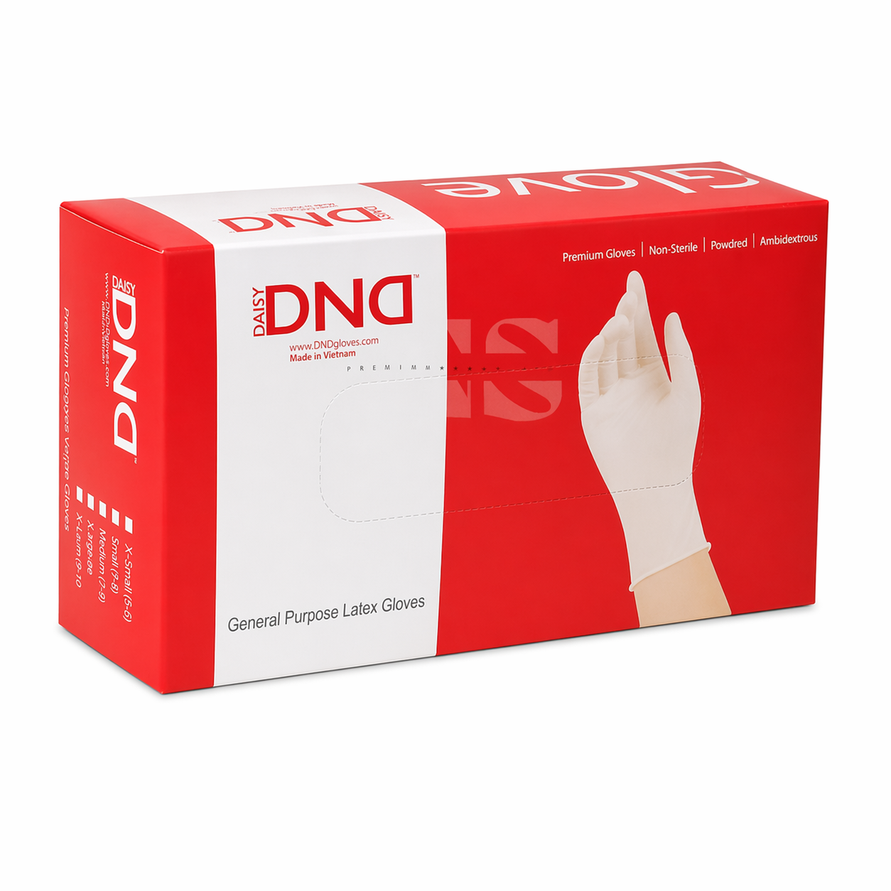 Dnd latex gloves single - extra small - gloves