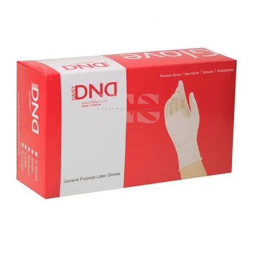 DND Latex Gloves XSmall 10/Box