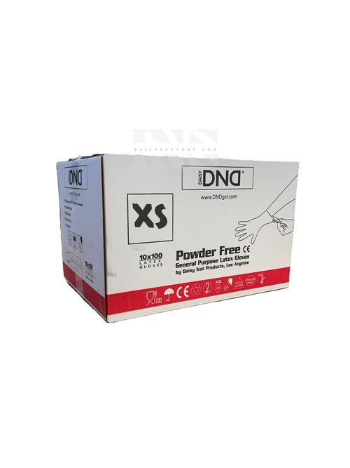 DND Latex Gloves XSmall 10/Box