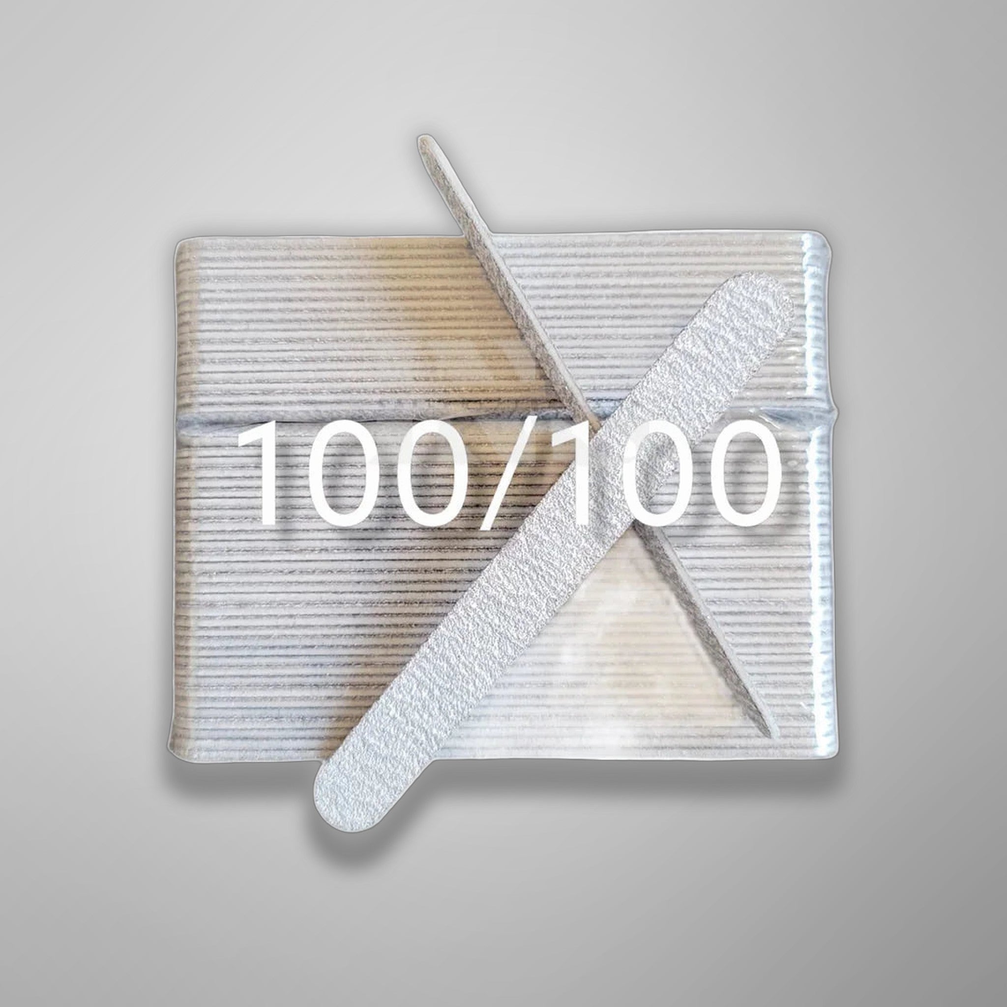 DND Mini Nail File 100/100 Zebra (50/pk) 100/Case