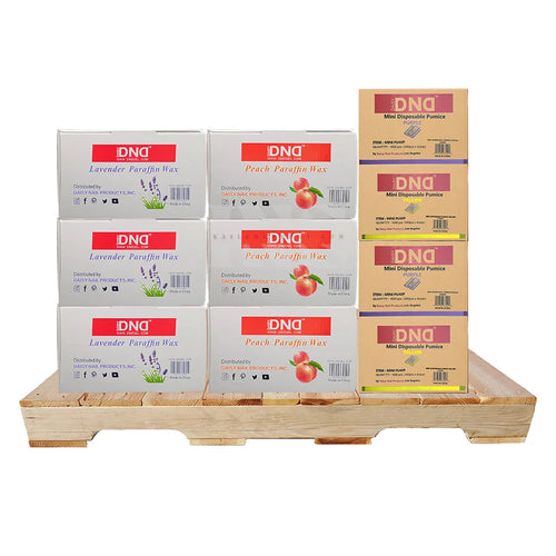 DND Mini Pumice (17 Cases) & Paraffin Wax (21 Cases) PALLET