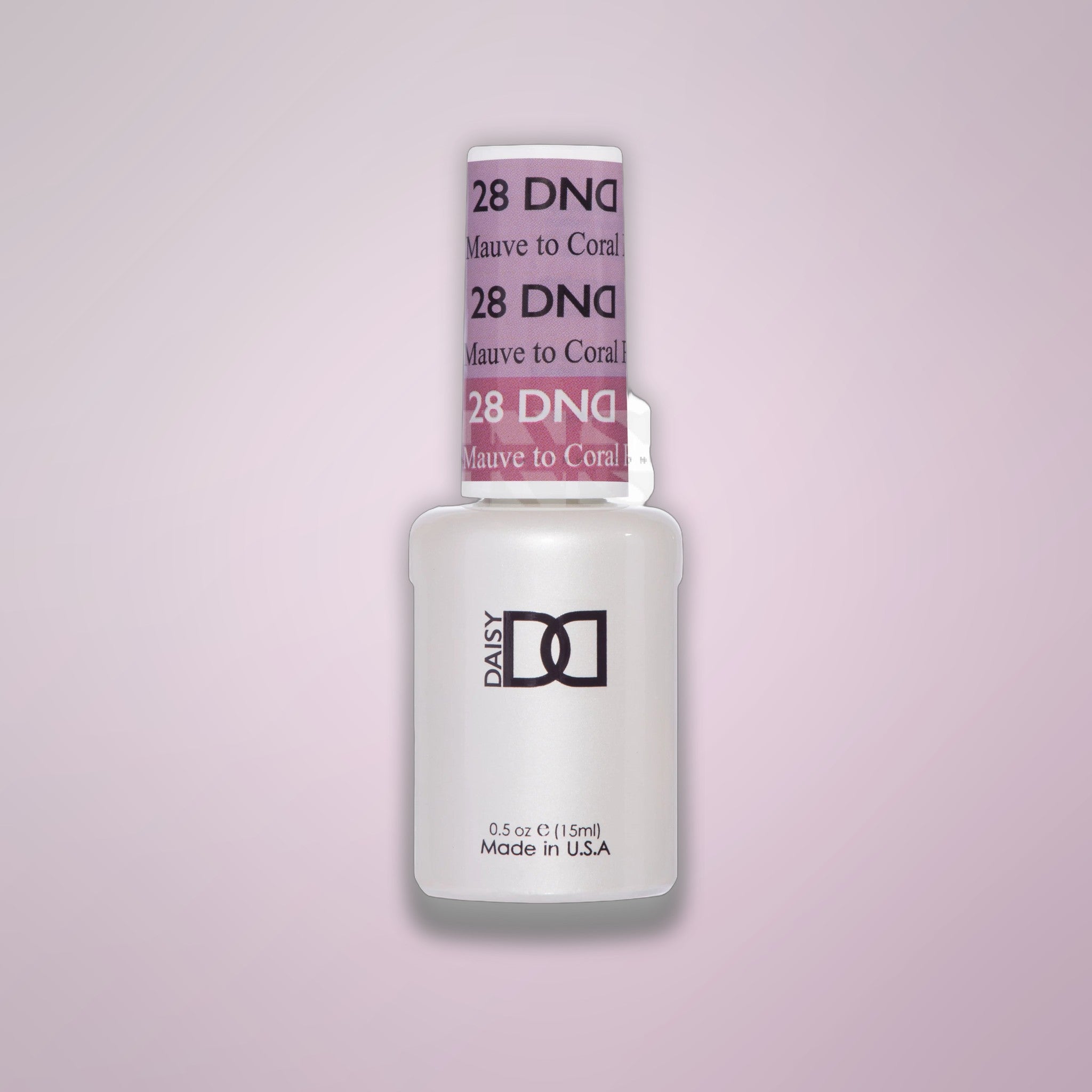 DND Gel - Mood - 28 Mauve to Coral Pink