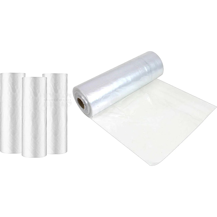 Dnd paraffin bags (foggy) 4 rolls/box (1000 bags) - waxing