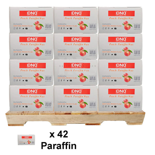 DND Paraffin Wax Peach 36lbs/Case- 42/Case per PALLET (W2) -