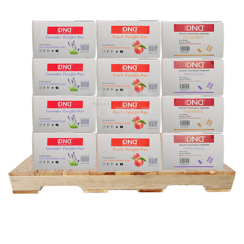DND Pedi Kit (30 Boxes) & Paraffin Wax (21 Cases) PALLET (W2)