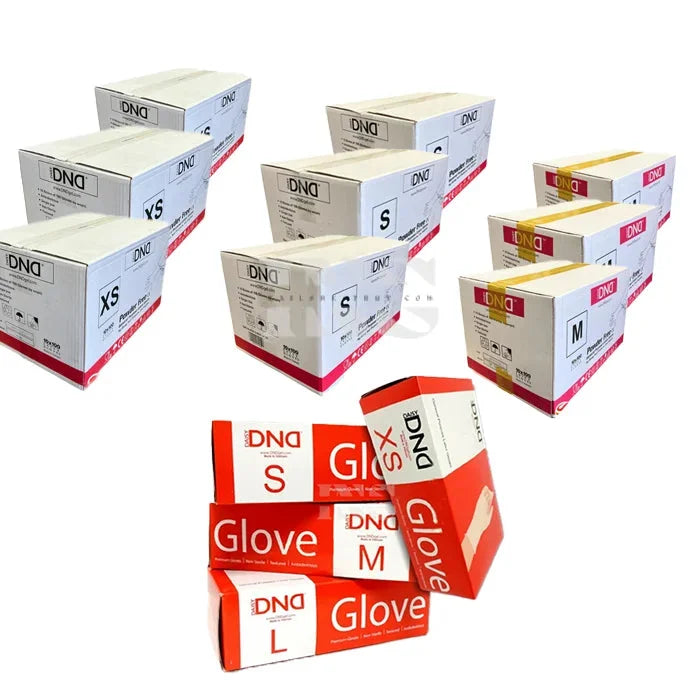 DND Pedi Liner (54 Boxes) & Latex Gloves (44 Cases) PALLET