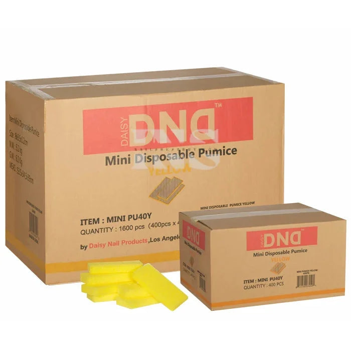 DND Pedi Liner (54 Boxes) & Mini Pumice (17 Cases) PALLET
