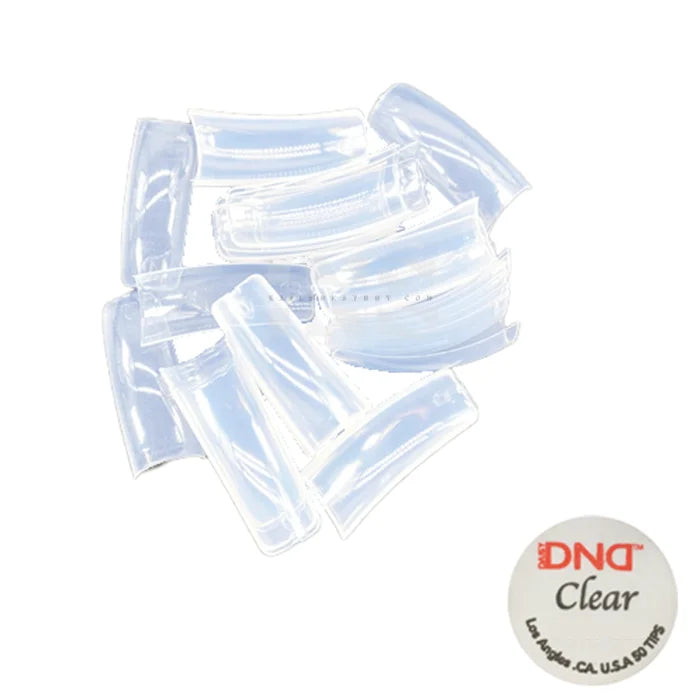 Dnd tips clear 50 pcs (10 pks) - #05 - nail tips