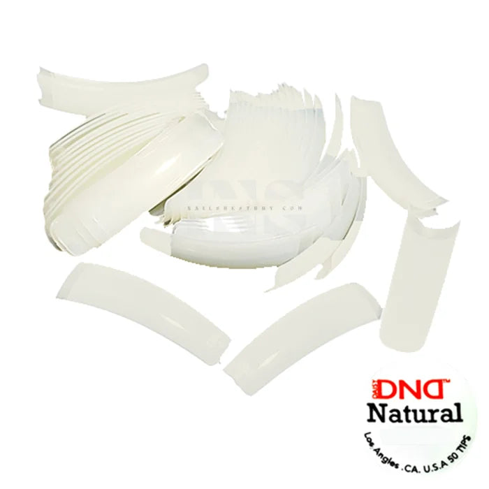 Dnd tips natural 50 pcs (10 pks) - #02 - nail tips