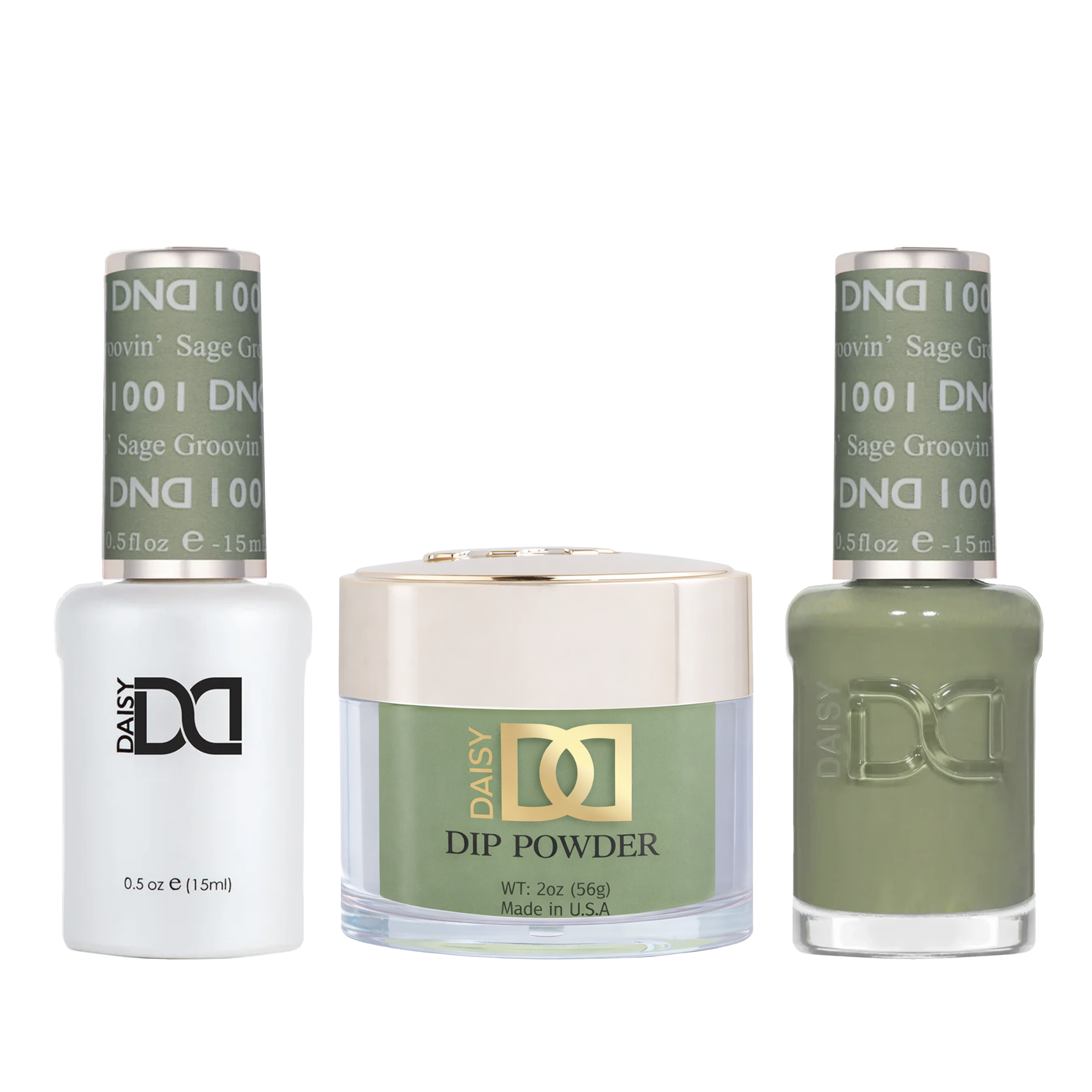 Dnd trio - 1001 sage groovin - nail trio