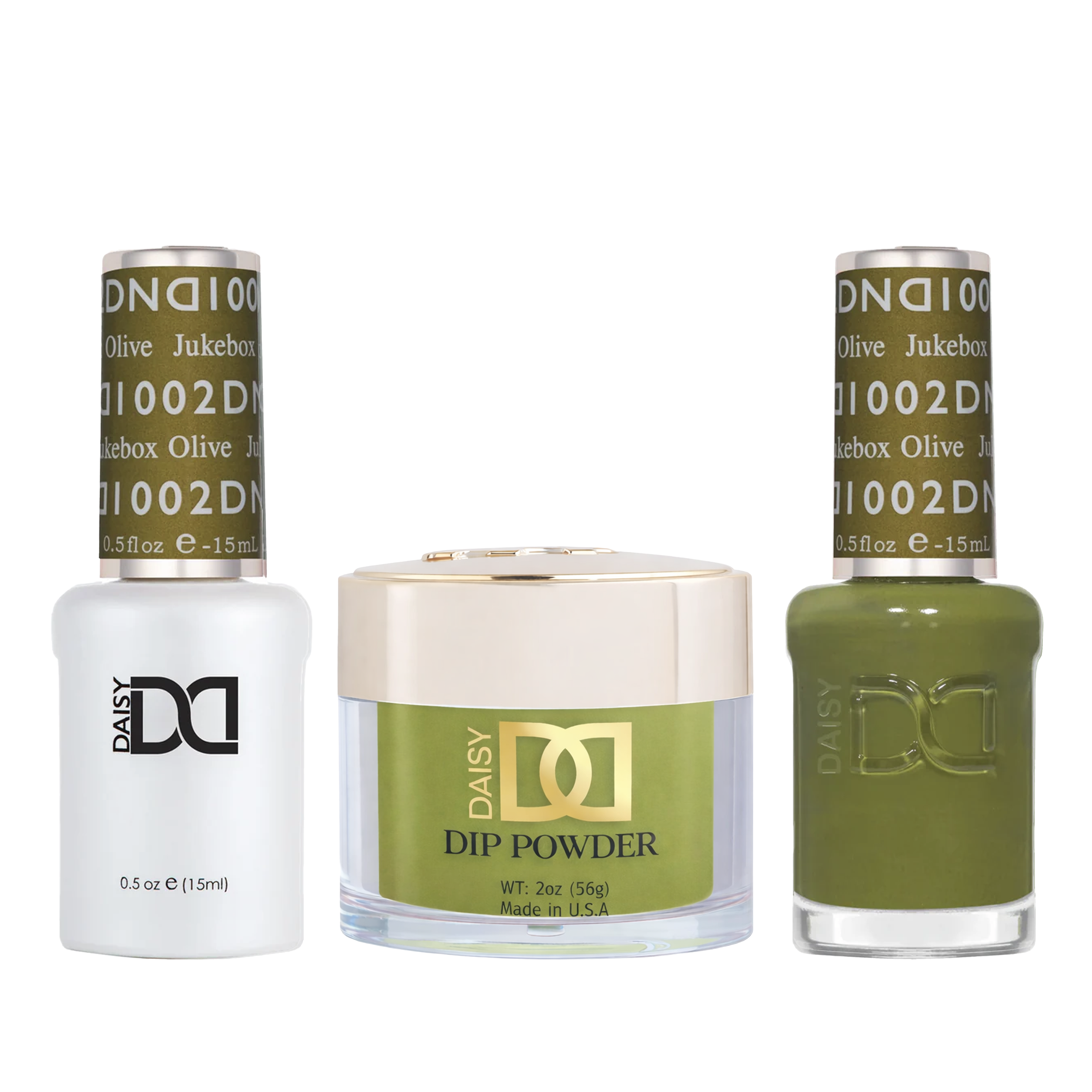 Dnd trio - 1002 jukebox olive - nail trio