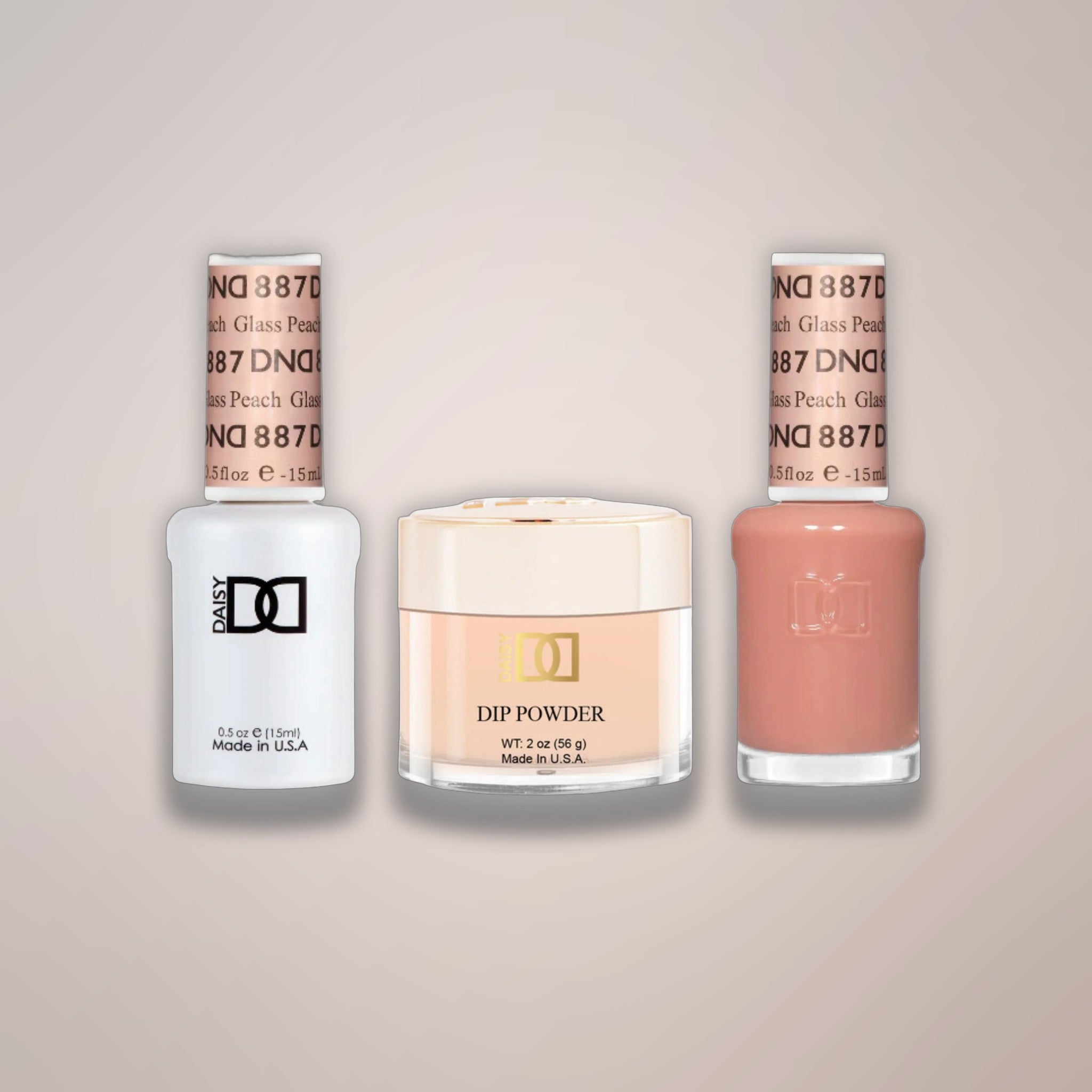 DND Trio - 887 Glass Peach