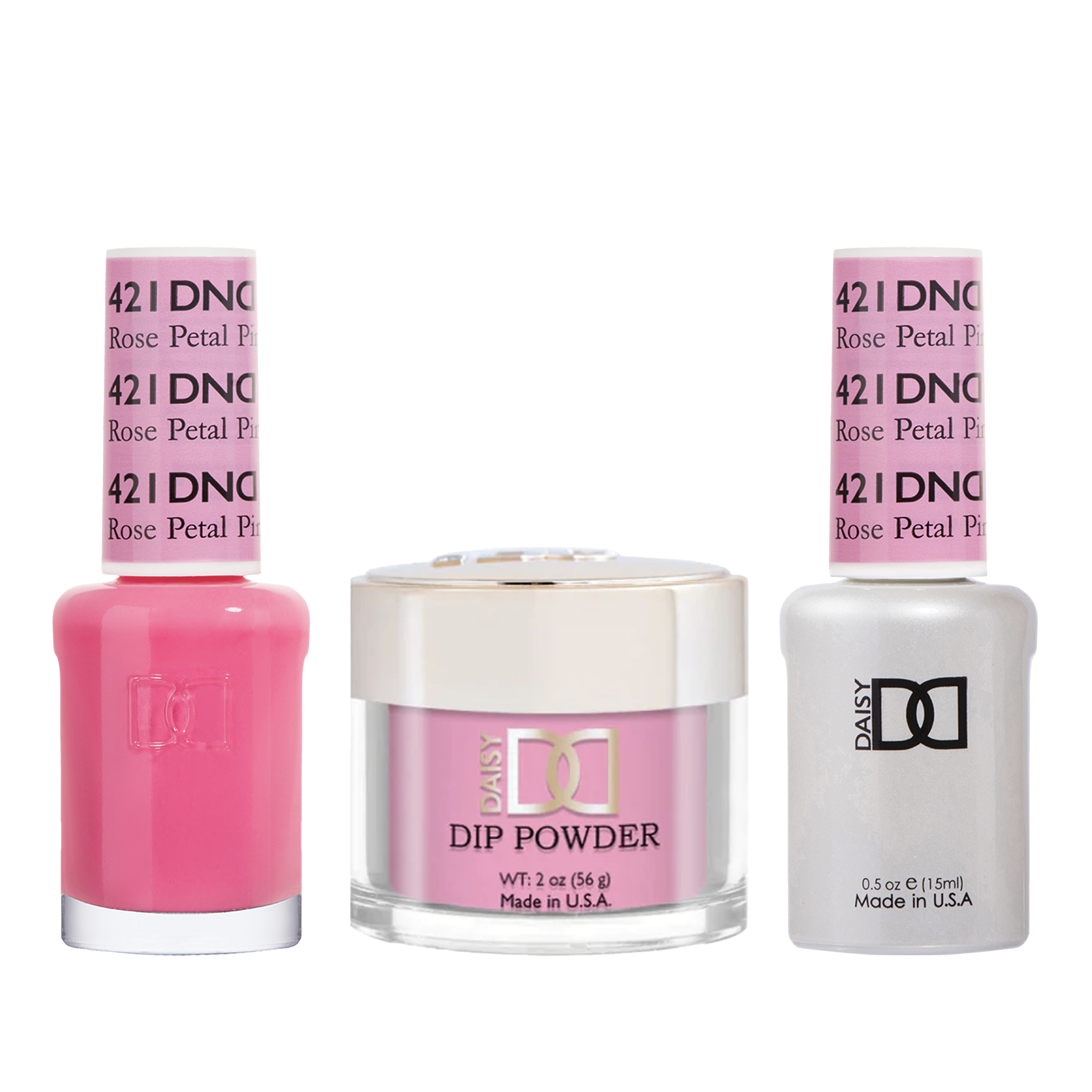 Dnd trio - 421 rose petal pink - gel polish