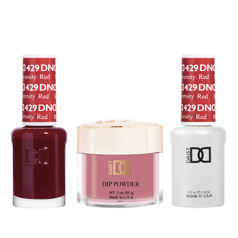 Dnd trio - 429 boston university red - gel polish