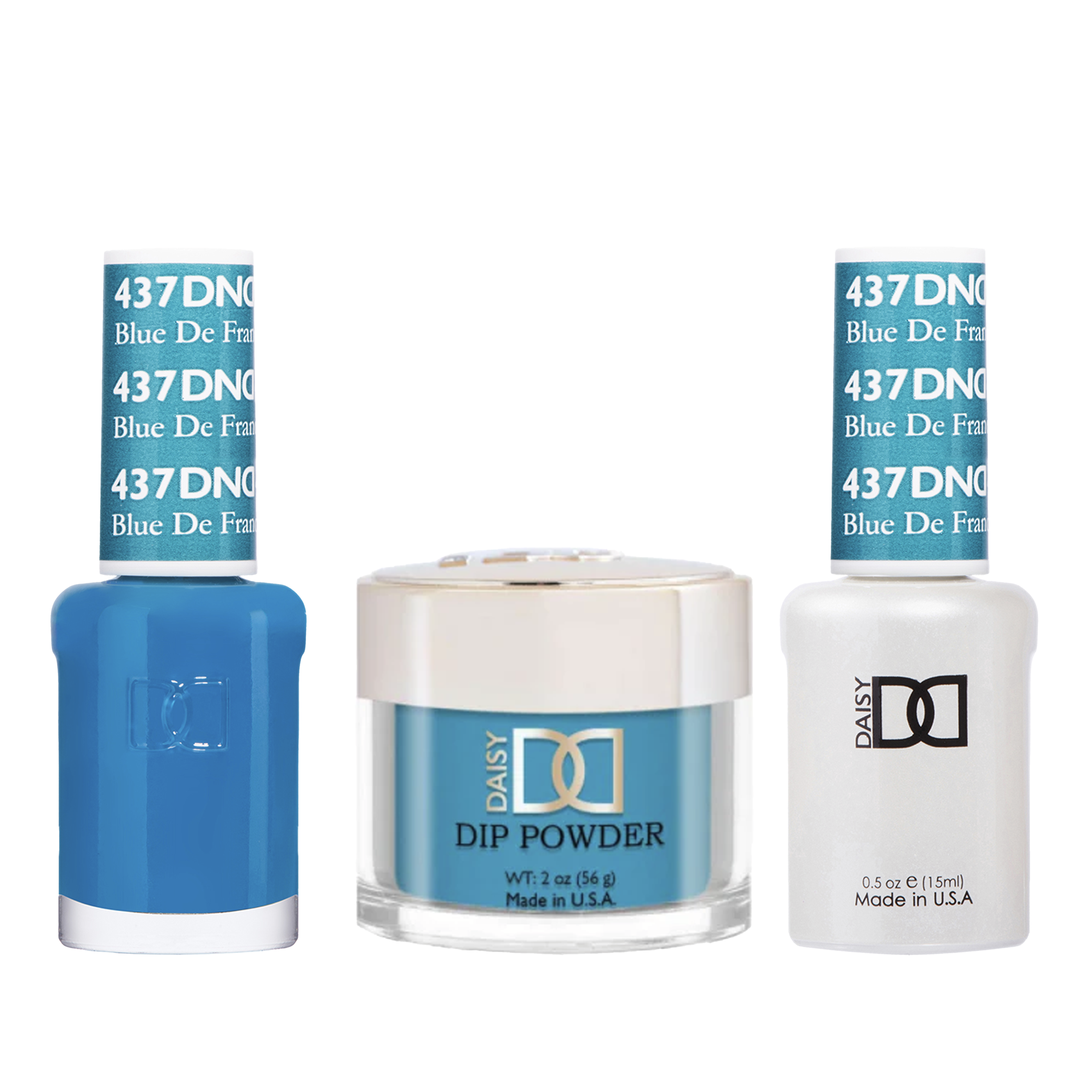 Dnd trio - 437 blue de france - gel polish