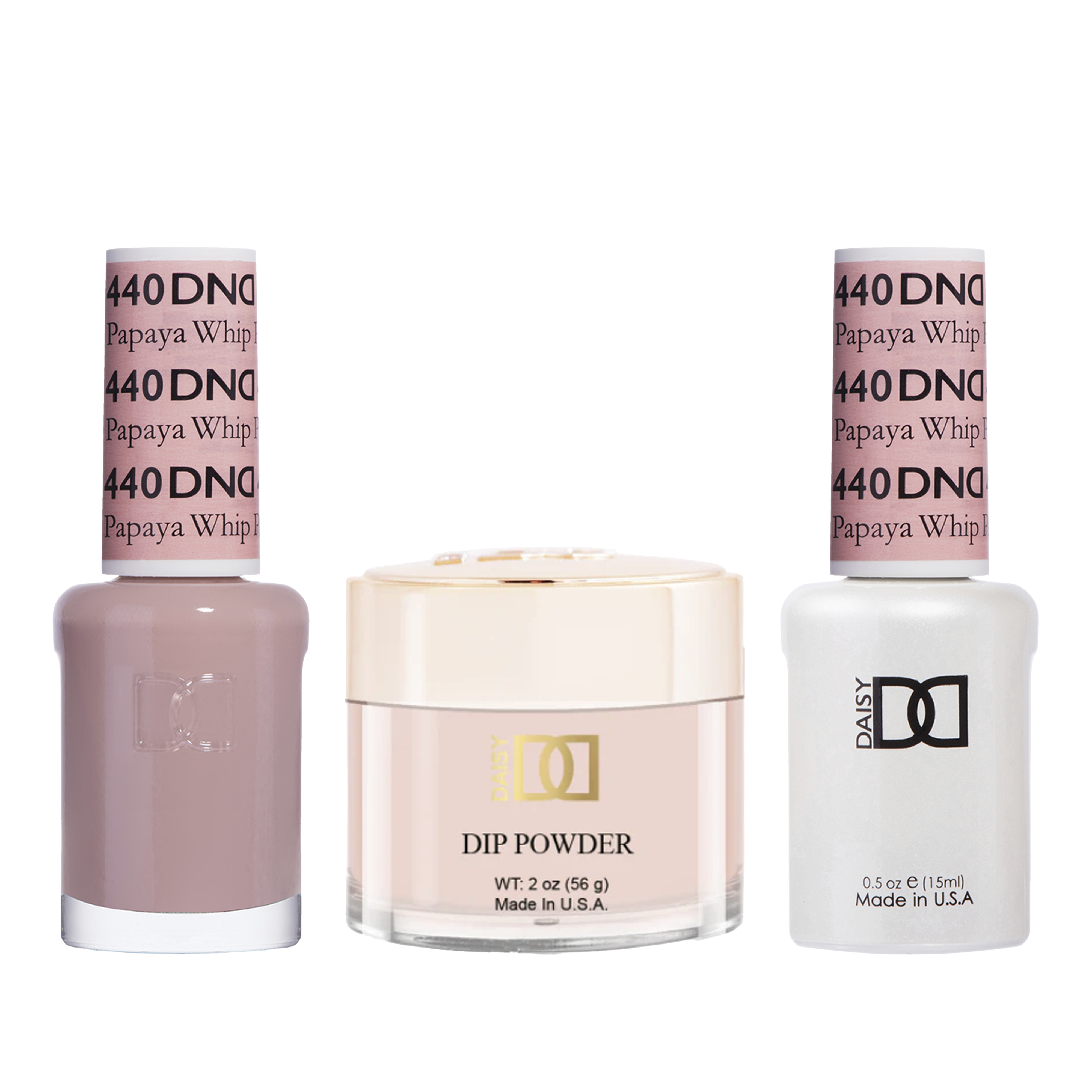 Dnd trio - 440 papaya whip - gel polish