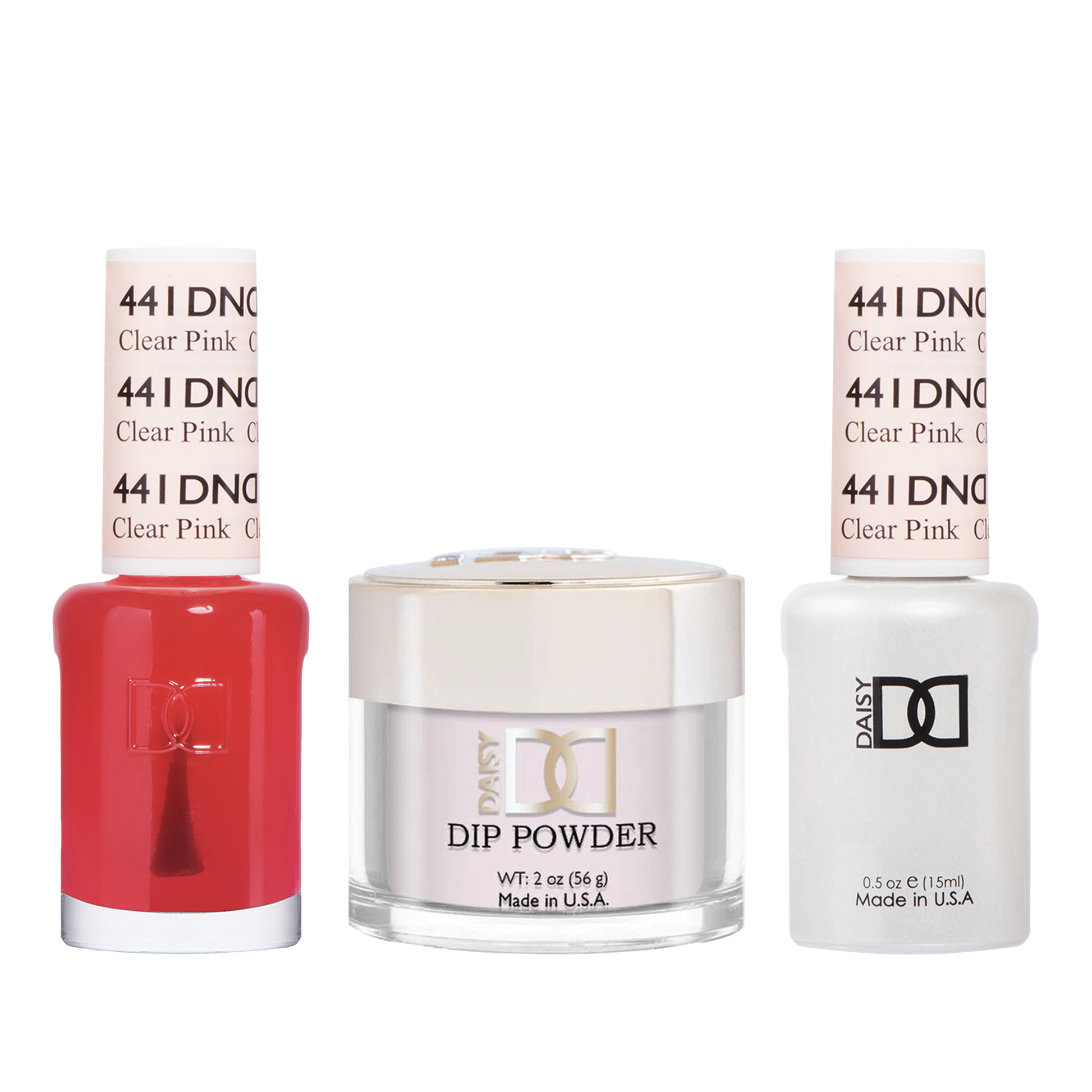 Dnd trio - 441 clear pink - gel polish