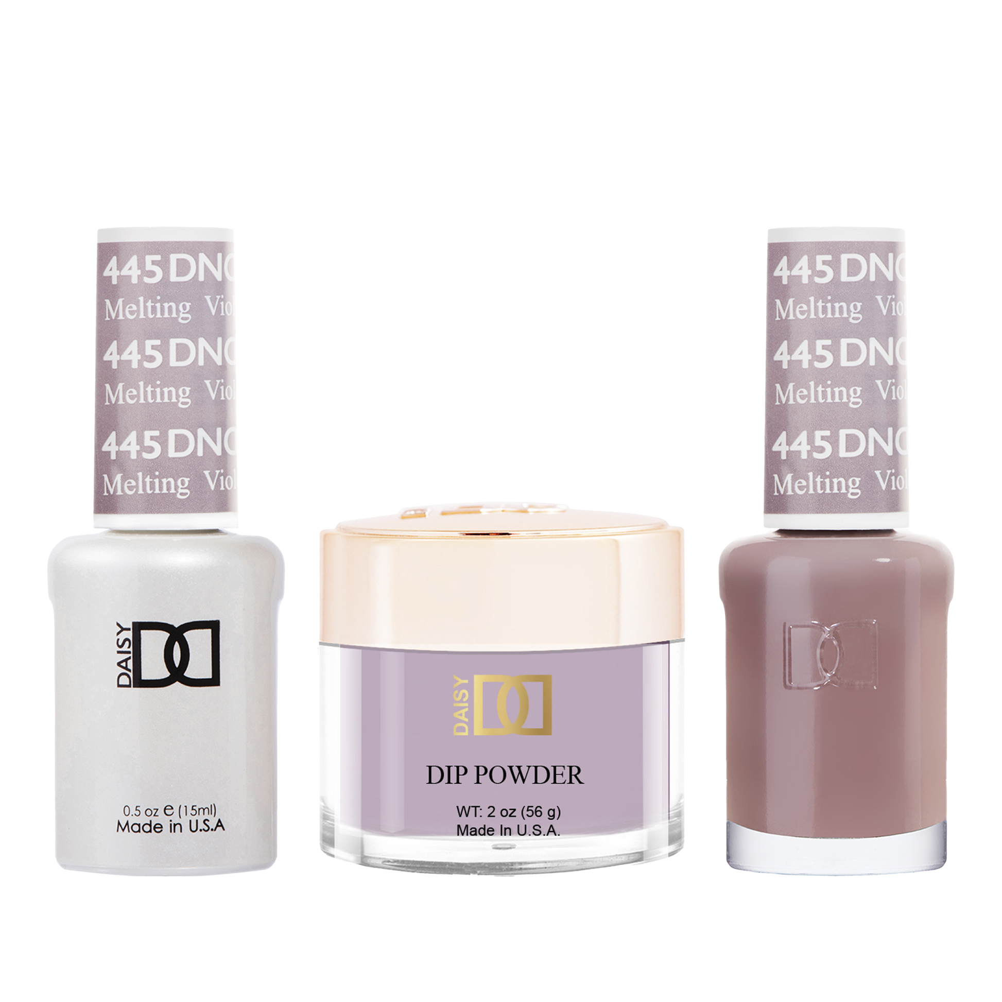Dnd trio - 445 melting violet - gel polish