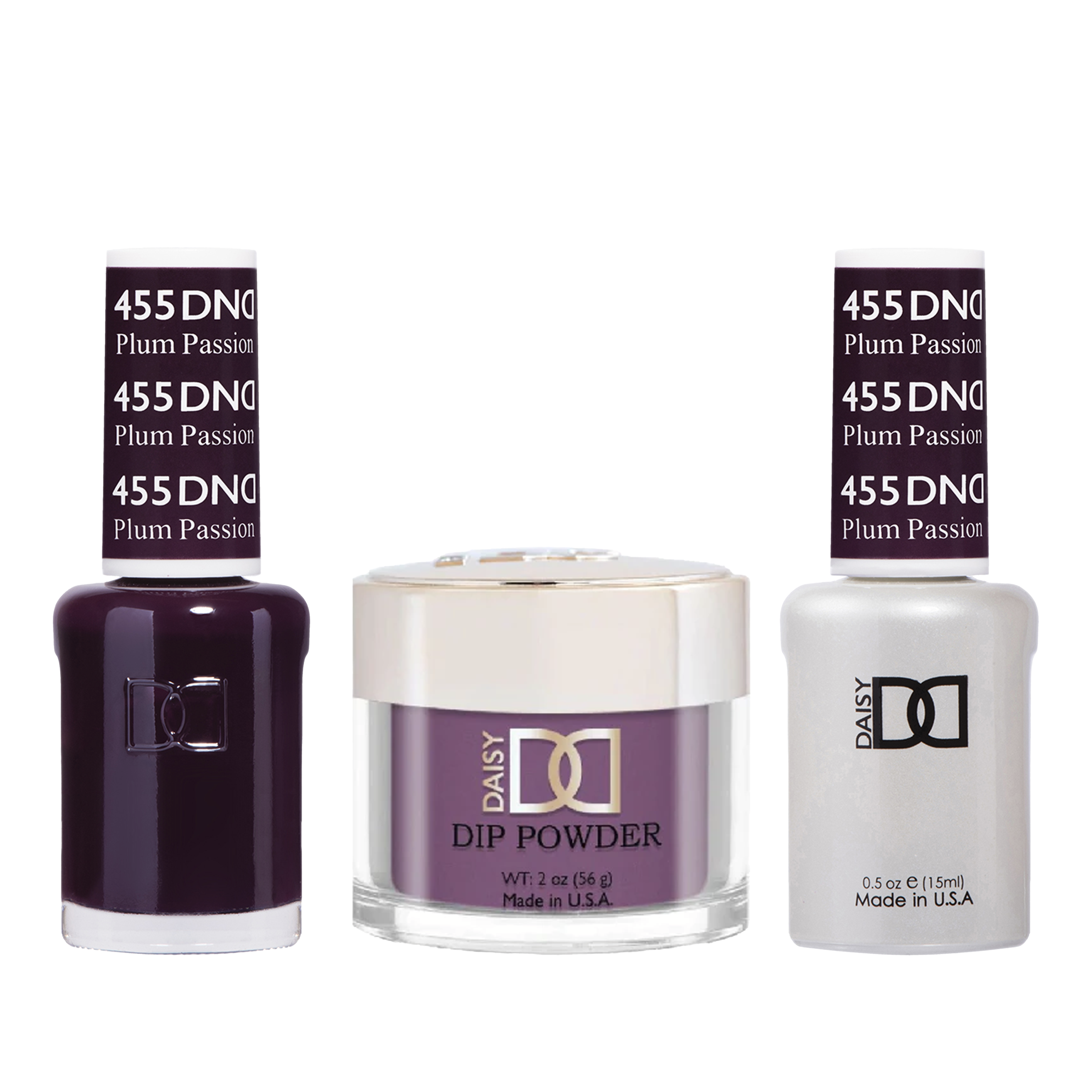 Dnd trio - 455 plum passion - gel polish