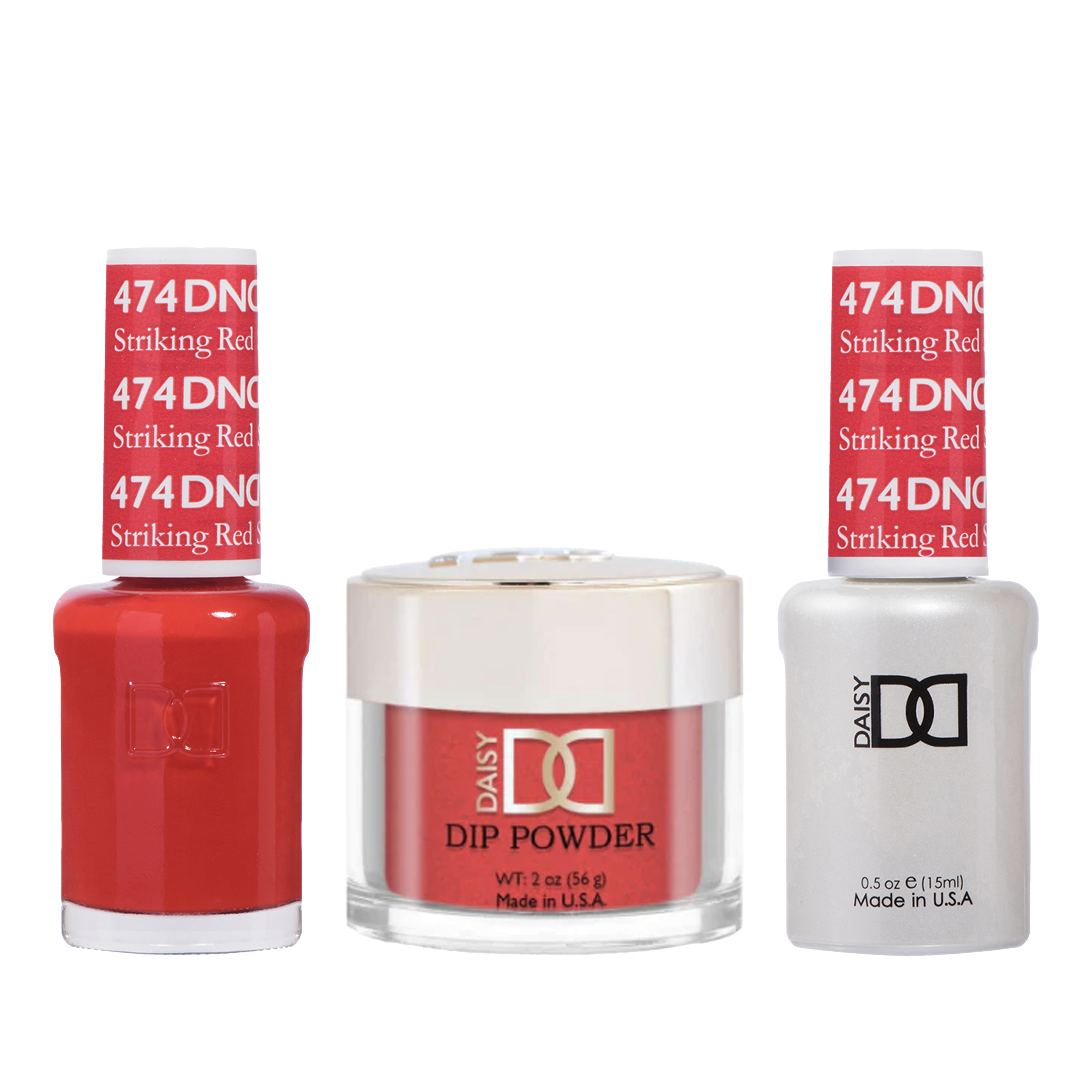 Dnd trio - 474 striking red - gel polish