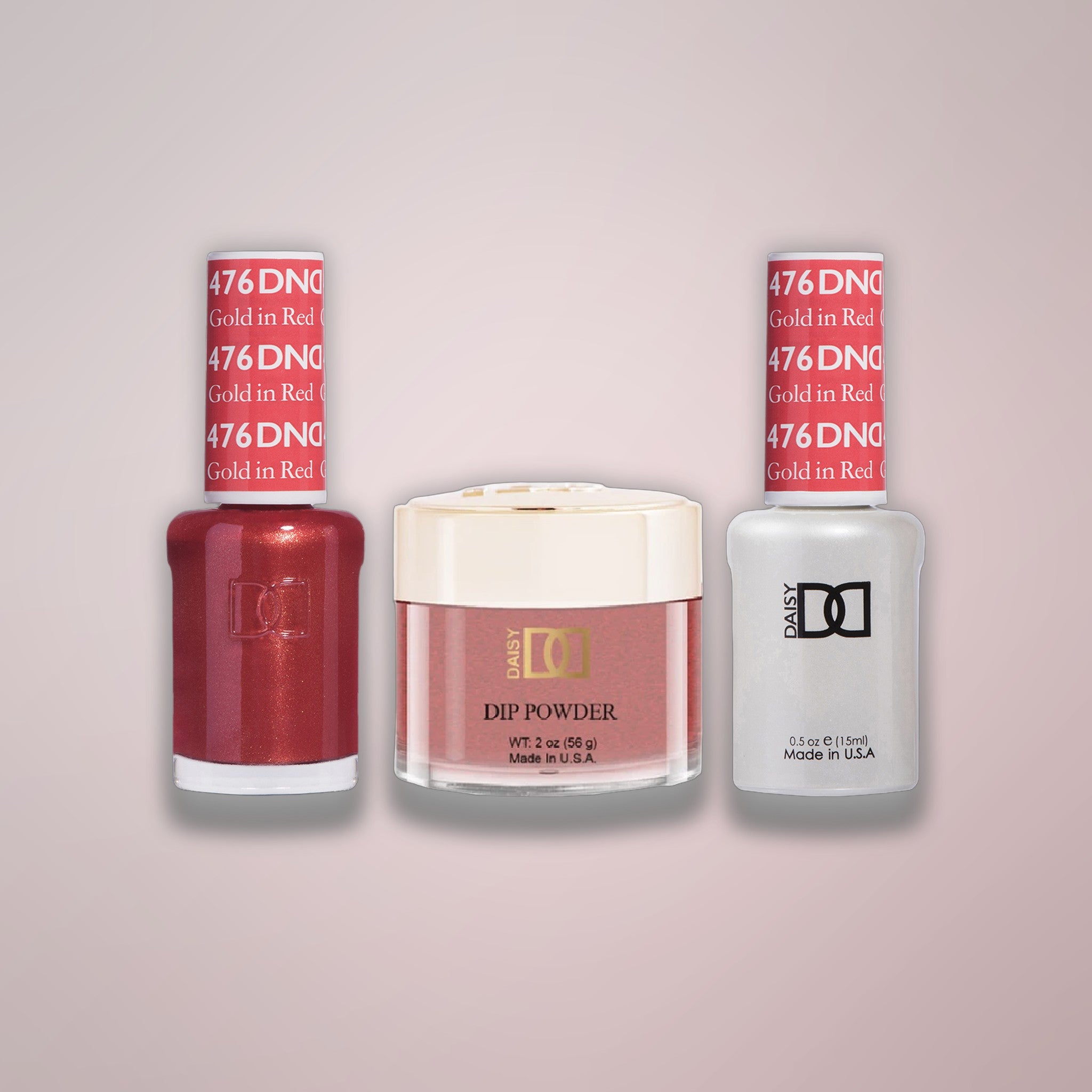 DND Trio - 476 Gold In Red