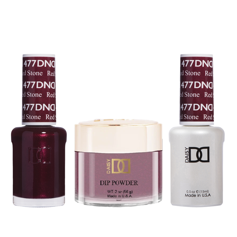 Dnd trio - 477 red stone - gel polish