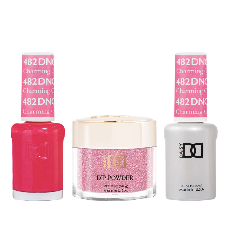 Dnd trio - 482 charming cherry - gel polish