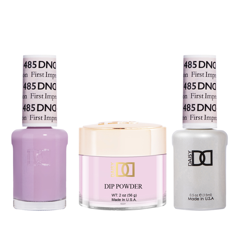 Dnd trio - 485 first impression - gel polish