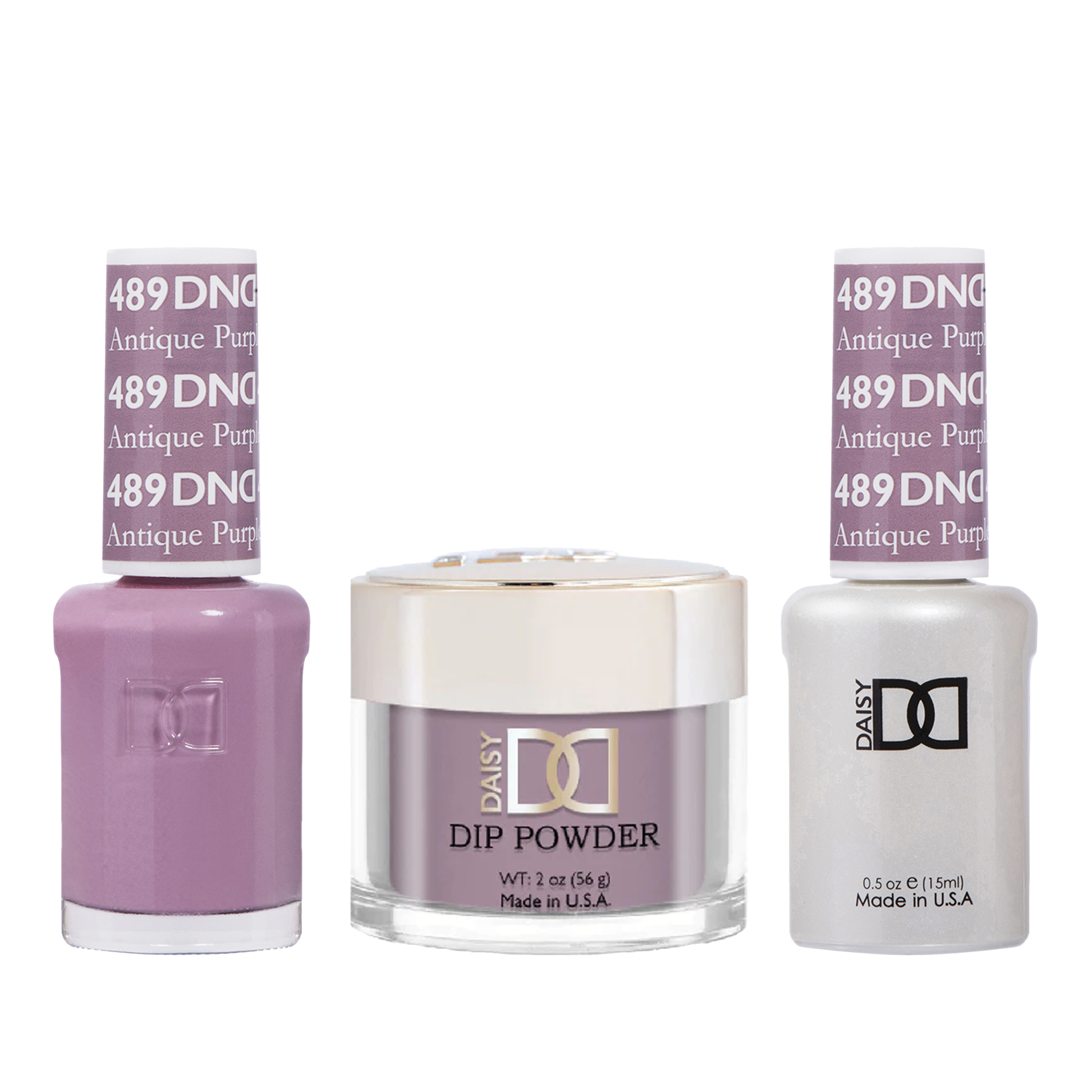 Dnd trio - 489 antique purple - gel polish