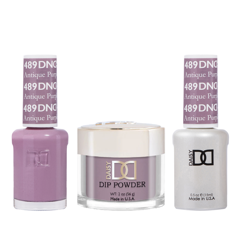Dnd trio - 489 antique purple - gel polish