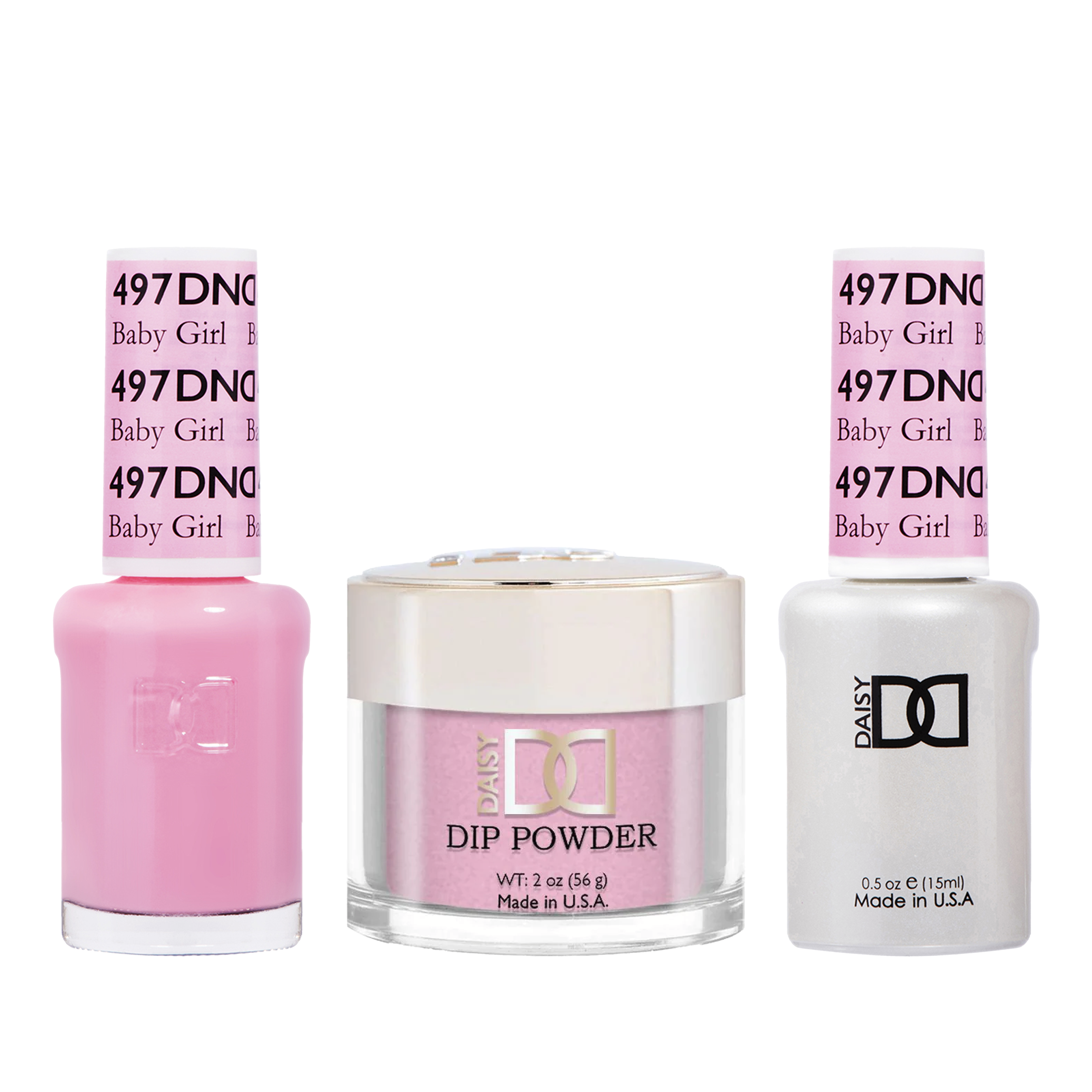 Dnd trio - 497 baby girl - gel polish