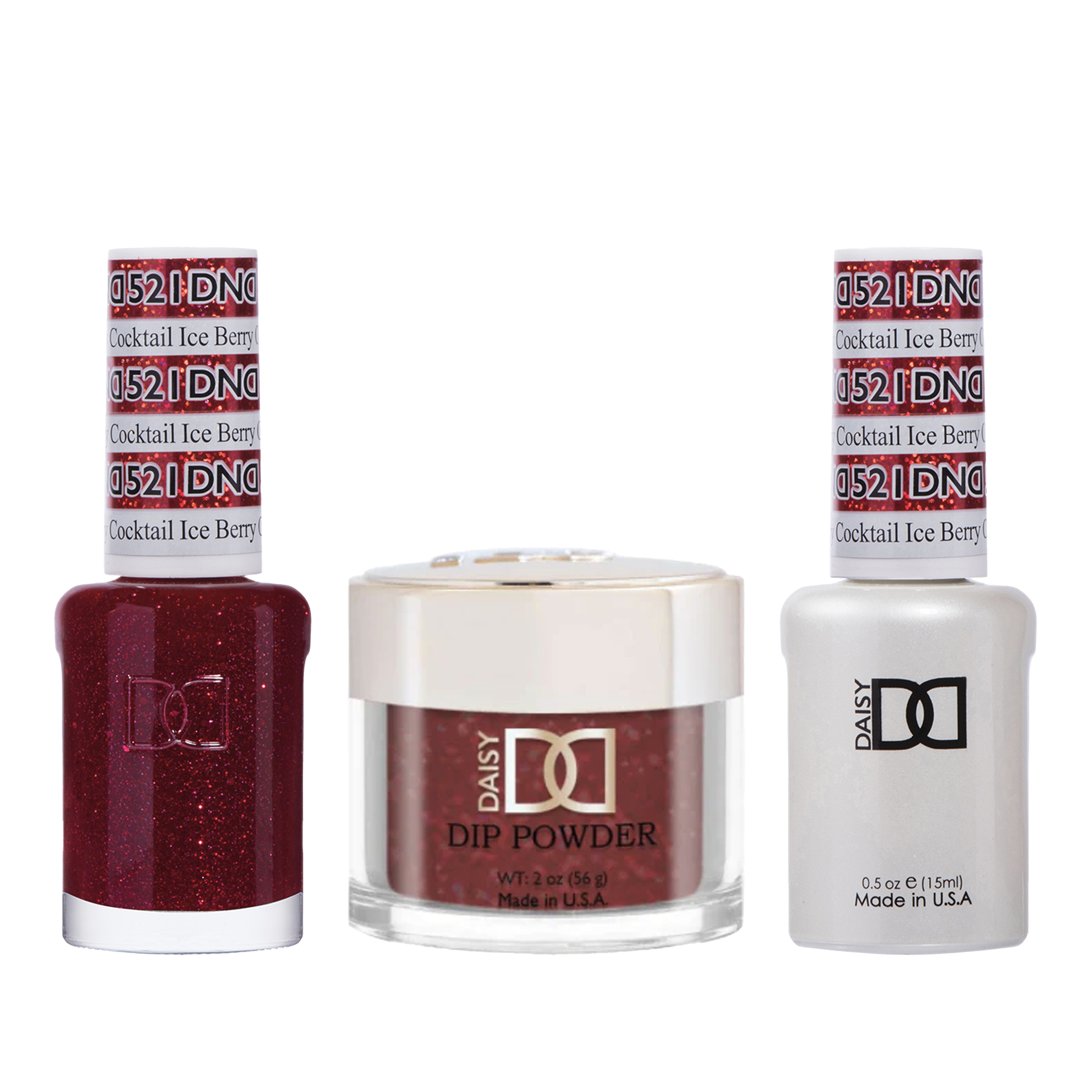 Dnd trio - 521 ice berry cocktail - gel polish