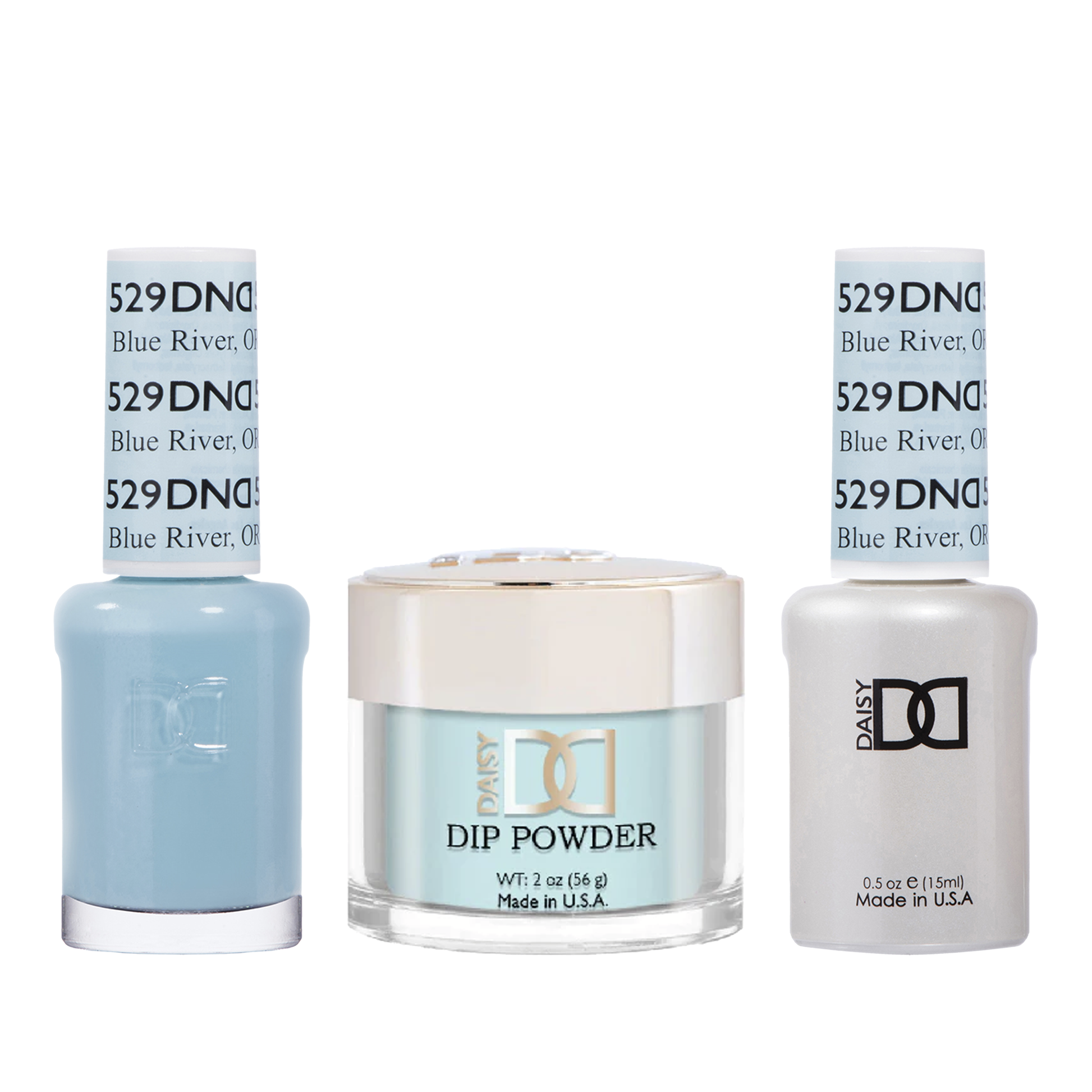 Dnd trio - 529 blue river or - gel polish