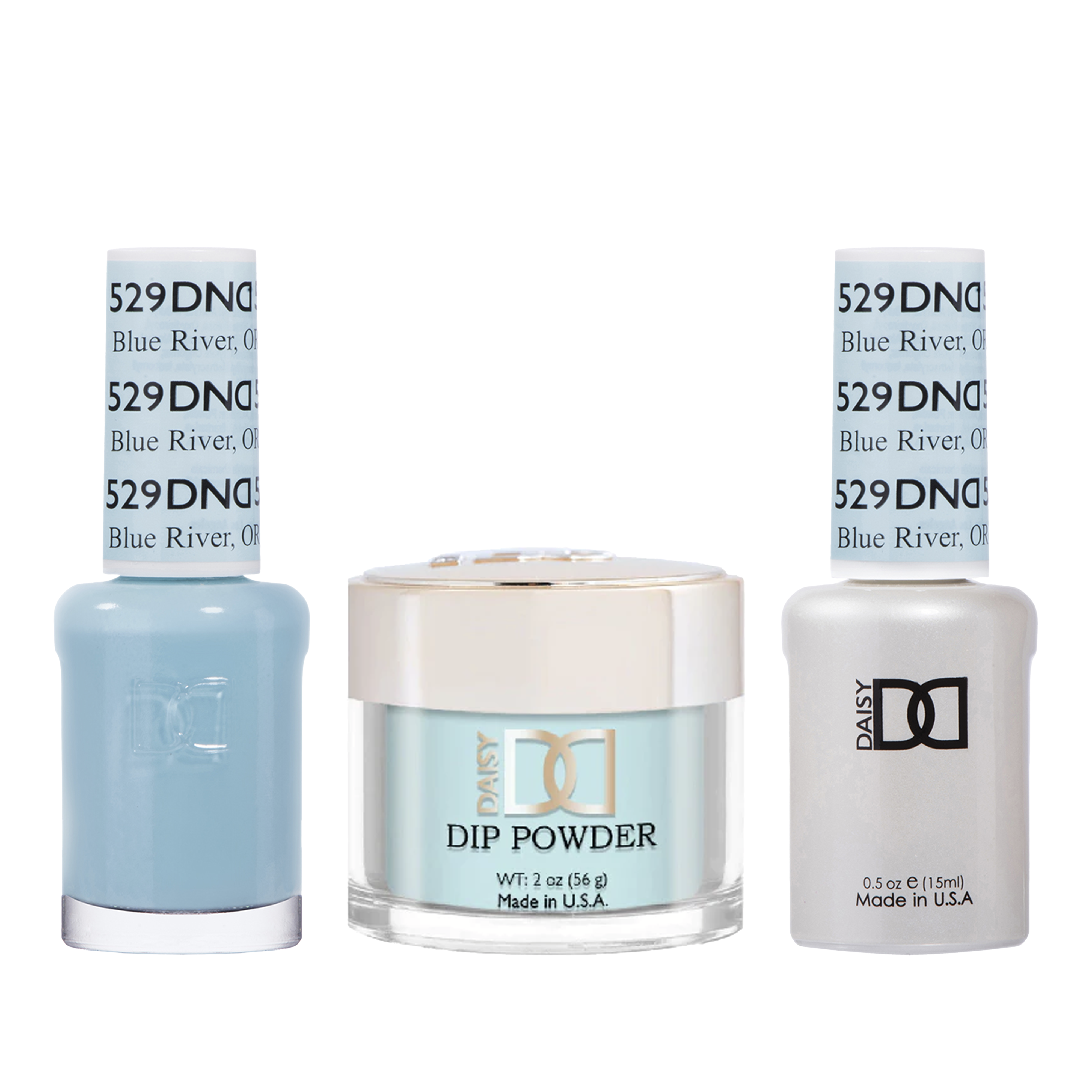 Dnd trio - 529 blue river or - gel polish
