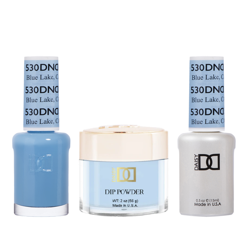 Dnd trio - 530 blue lake ca - gel polish