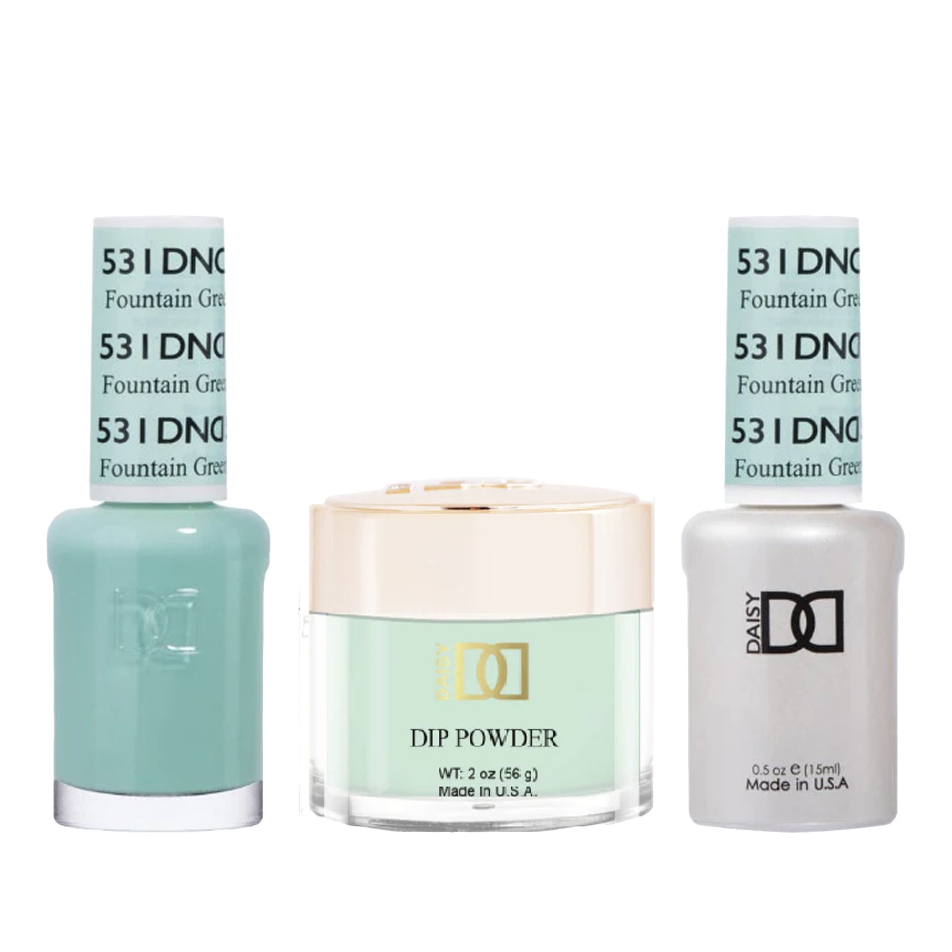 Dnd trio - 531 fountain green ut - gel polish